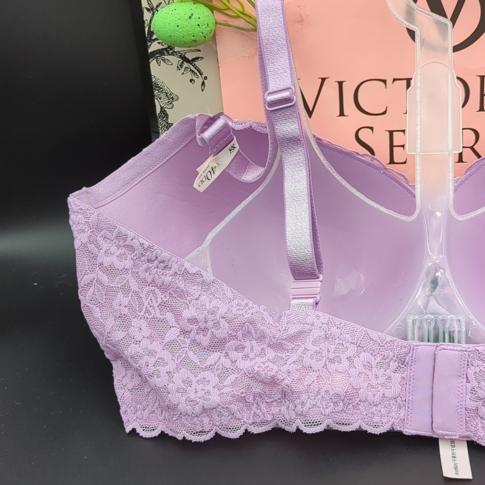 Victoria Secret Sophia Lace Underwired Push Up Bra 40DD Light Lilac - Picture 7 of 9